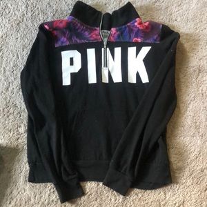 Pink zip up